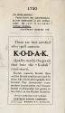 Advertisement regarding the Kodak trademark & reputation