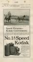Advertisement for the No. 1A Speed Kodak