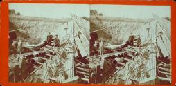 Cavein of house in old Baltimore Coal Mine near Wilkes Barre