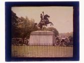 [Andrew Jackson Monument in park across from White House]