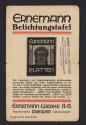 Belichtungstafel