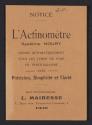 L'Actinomètre, système Noury