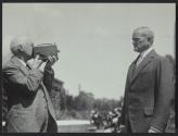 George Eastman filming General Pershing at Kodacolor Party