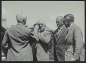 George Eastman and guests using Cine-Kodak at Kodacolor Party