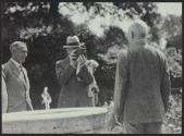 George Eastman, James Irvine and General Pershing at Kodacolor Party
