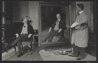 George Eastman posing for Charles Hopkinson painting his portrait