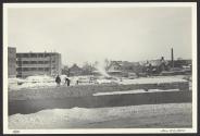 Construction site for the Eastman Theatre