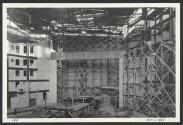 Interior view of Eastman Theatre construction