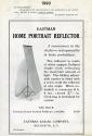 Kodak advertisement for the Eastman Home Portrait Reflector