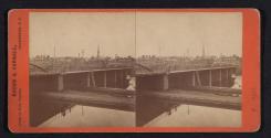 [Bridge over river, warehouse district]