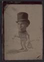 [Caricature of man carrying a bindle]