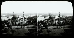 Panorama de Constantinople et mosquée de Soliman