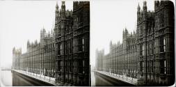 Perspective du Parlement, à Londres