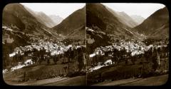 Panorama de Cauterets et pic de Lutour