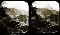 Paysage au pied du mont Cervin, Suisse