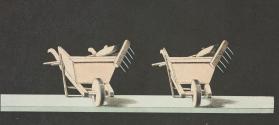 [Wheelbarrow with garden tools]