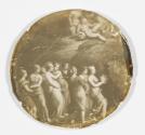 [Drawing of maidens, drunken man]