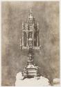 Reliquaire en argent doré, appartenant à la cathédrale du Puy