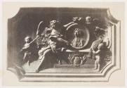Apothéose de Mgr. de Béthune, bas-relief en bois appartenant à la Cathédrale du Puy