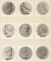 [Plate 4: Barthélemy / Duc de Bassano / Amiral Baudin / Comte de Baudisson / Prince Eugène de Beauharnais \ Becquerel \ Duc de Bellune / Mme. L. SW. Belloc / Béclard]