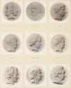 [Plate 6: Blumenbach (profil) / Blumenbach (face) / S. Bodin / Mme. C. Bodin / Louis Blanc / De Blainville / L. Boërne / Boëttiger / Boissonade]