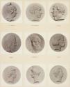 [Plate 23: Mlle. Georges / Baron de Gérando / François Gérard / Gerbert / Géricault / Gigoux / Alphonse de Gisors / Mme. Amélie de Gisors / Adrien Godefroy]