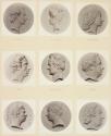[Plate 26: Victor Hugo / Mme A. Hugo / Mlle. Adèle Hugo / Paul Huet / Alexandre De Humboldt / Hümmel / Ingres / Mme. Magdalena Ingres / Général Hulin]