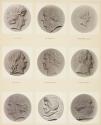 [Plate 33: H. Langlois / de Laplace / Larévellière Lepeaux / Baron Larrey / Laromiguières / Comte de Lascases / Comte Charles de Lasteyrie / Mme. Charles de Lasteyrie / La Tour D'Auvergne]