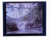 [Genesee River falls, bridge at Portageville]
