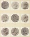 [Plate 34: Mme. de Lavalette / Adrien Maillard / Magendie / Magu / Daniel Manin / Manuel / Xavier Marmier / Armand Marrast / Marat]