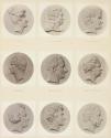 [Plate 35: Mlle. Mars / Maréchal Masséna / Baron de Menneval / Prosper Mérimée / Merlin de Douai / Merlin de Thionville / Giaacomo Meyerbeer / Jules Michelet / Général Mina]