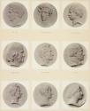 [Plate 37: Maréchal Ney / Alfred de Musset / Neureuther / Niemcewicz / Charles Nodier / Alberto Nota / Arthur O'Connor / Mme. Elisa Condorcet O'Connor / Cécilia Odes...]