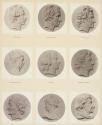 [Plate 43: Max Raoul / Christian Rauch / Raspail / Mlle. Rose Rovel / Comte Réal / Reboul de Nîsmes / Reboul de Pezenas / Mme. Récamier / Baron de Reinhardt]
