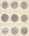 [Plate 47: Ary Scheffer / de Savigny / Schiller / Schelling / Schinkel / Schlegel / Victor Schnetz / Mme. Anaïs Ségalas / Eugène Scribe]