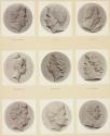 [Plate 50: Taillandier / Talma / Talot / Mme Amable Tastu / Baron Taylor / Baron Thénard / Thibaudeau / Thiers / Augustin Thierry]