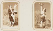 [Page 48: Man holding statue \ Man in costume]