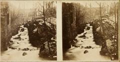 Cascade à la Brèche au Diable, Falaise