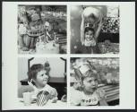 Four girls celebrating birthdays