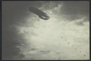 [Observation balloon in flight]