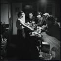 Lunch counter in Trylon Diner, Clinton, New Jersey