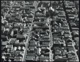 Residential area of French Quarter towards Saint Louis Cathedral, New Orleans, Louisiana