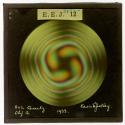 d-Quartz and l-quartz, optical axial sections, each 3.5mm thick, superimposed, conoscopic, 0.45 N.A. This interference figure is known as "Airy's Spiral."