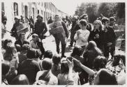 Crowd of protesters, Londonderry, Northern Ireland