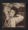 [Photo booth portrait of a young woman]