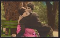 [Kissing couple]