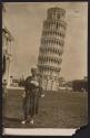 [Woman at Leaning Tower of Pisa]