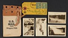 [Mail bag (views of Niagra Falls)]