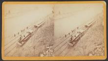 [Untitled aerial view of Union Pacific train]