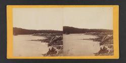 Railbridge across Kansas River at State Line Kansas. 284 miles west St. Louis Mo.