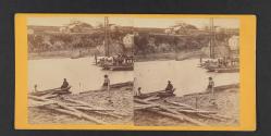 View on Kansas River, near Wyandotte, Kansas. 286 miles west of St. Louis, Mo.